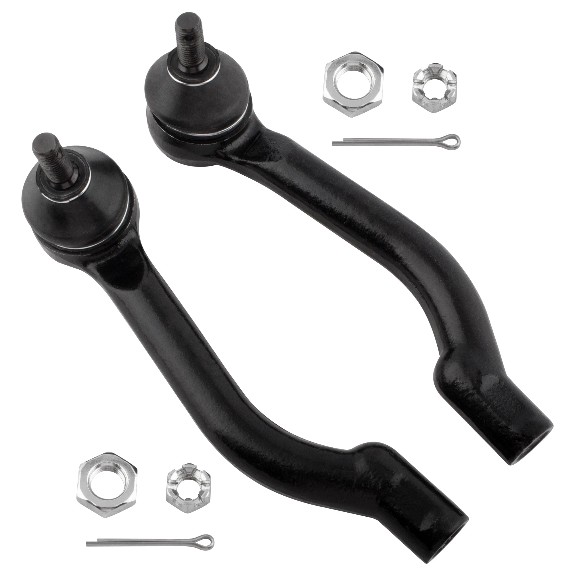 BOXI 2pcs Front Outer Tie Rods for Nissan Rogue 2008 2009 2010 2011 2012 2013