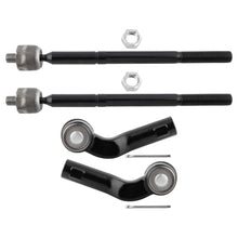 BOXI 4pcs Front Inner & Outer Tie Rod End Links for Mazda 3 2004-2013