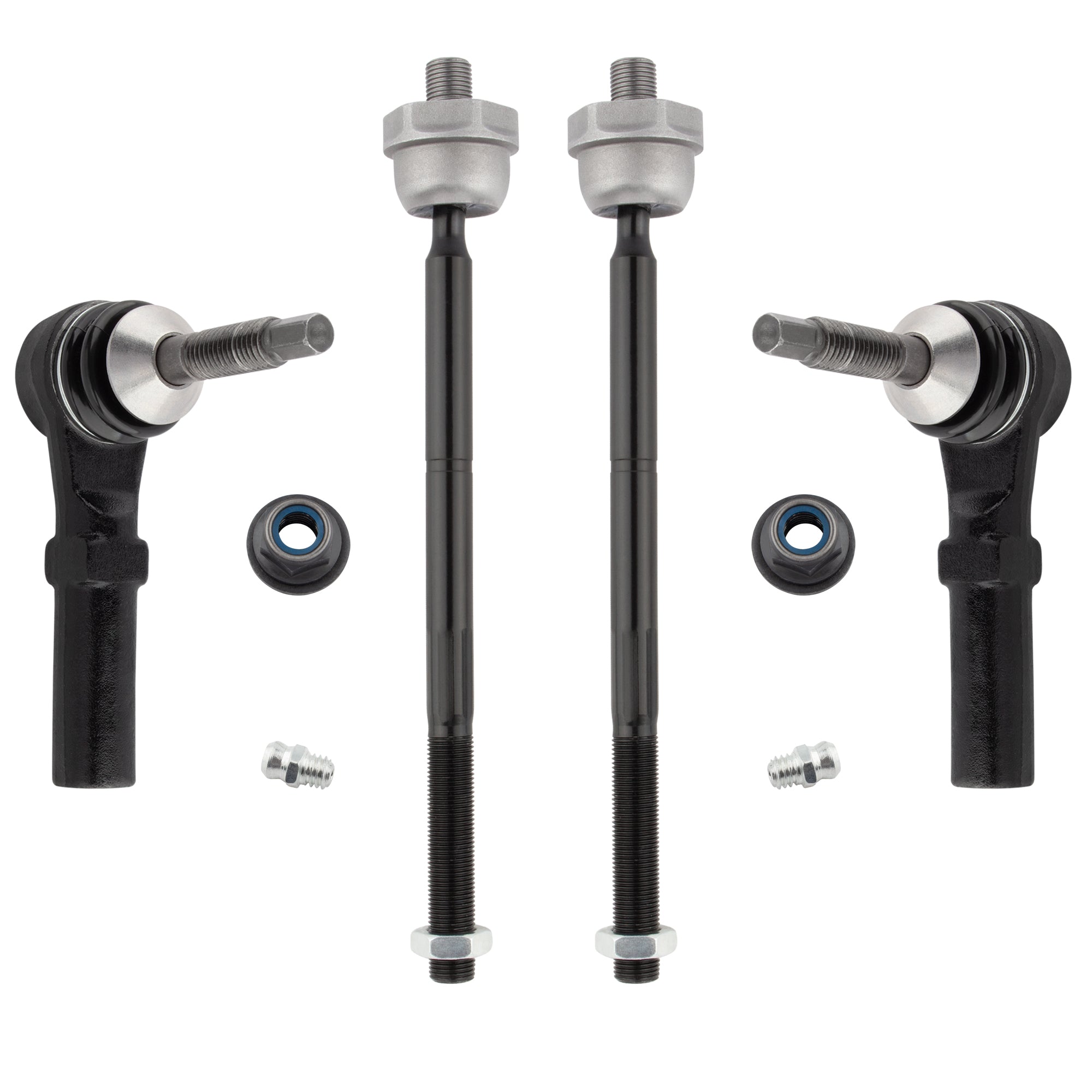 BOXI 4pcs Front Steering Inner and Outer Tie Rod Ends for Ford Expedition 2003 2004 2005 2006