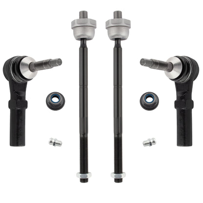 BOXI 4pcs Front Steering Inner and Outer Tie Rod Ends for Ford Expedition 2003 2004 2005 2006