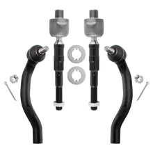 BOXI 4pcs Front Inner and Outer Tie Rod Ends for Honda Civic 2006 2007 2008 2009 2010 2011 1.8L l4