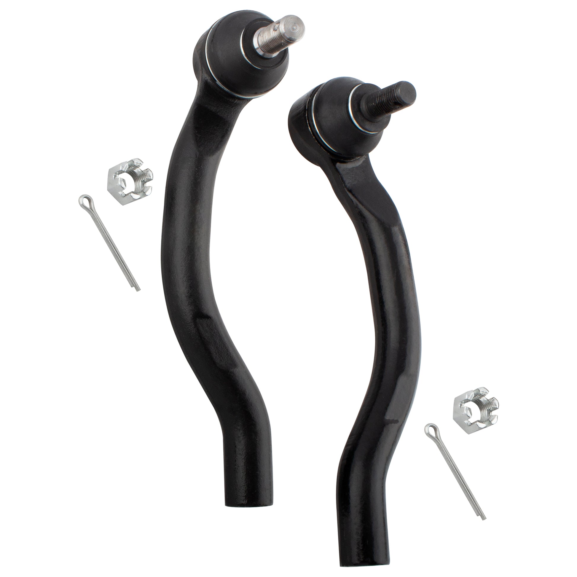 BOXI 4pcs Front Inner and Outer Tie Rod Ends for Honda Civic 2006 2007 2008 2009 2010 2011 1.8L l4 — product photo 2