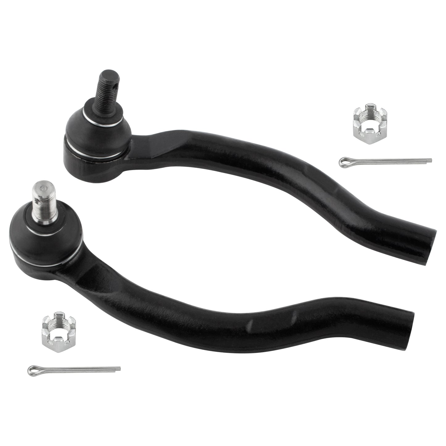 BOXI 4pcs Front Inner and Outer Tie Rod Ends for Honda Civic 2006 2007 2008 2009 2010 2011 1.8L l4 — product photo 3