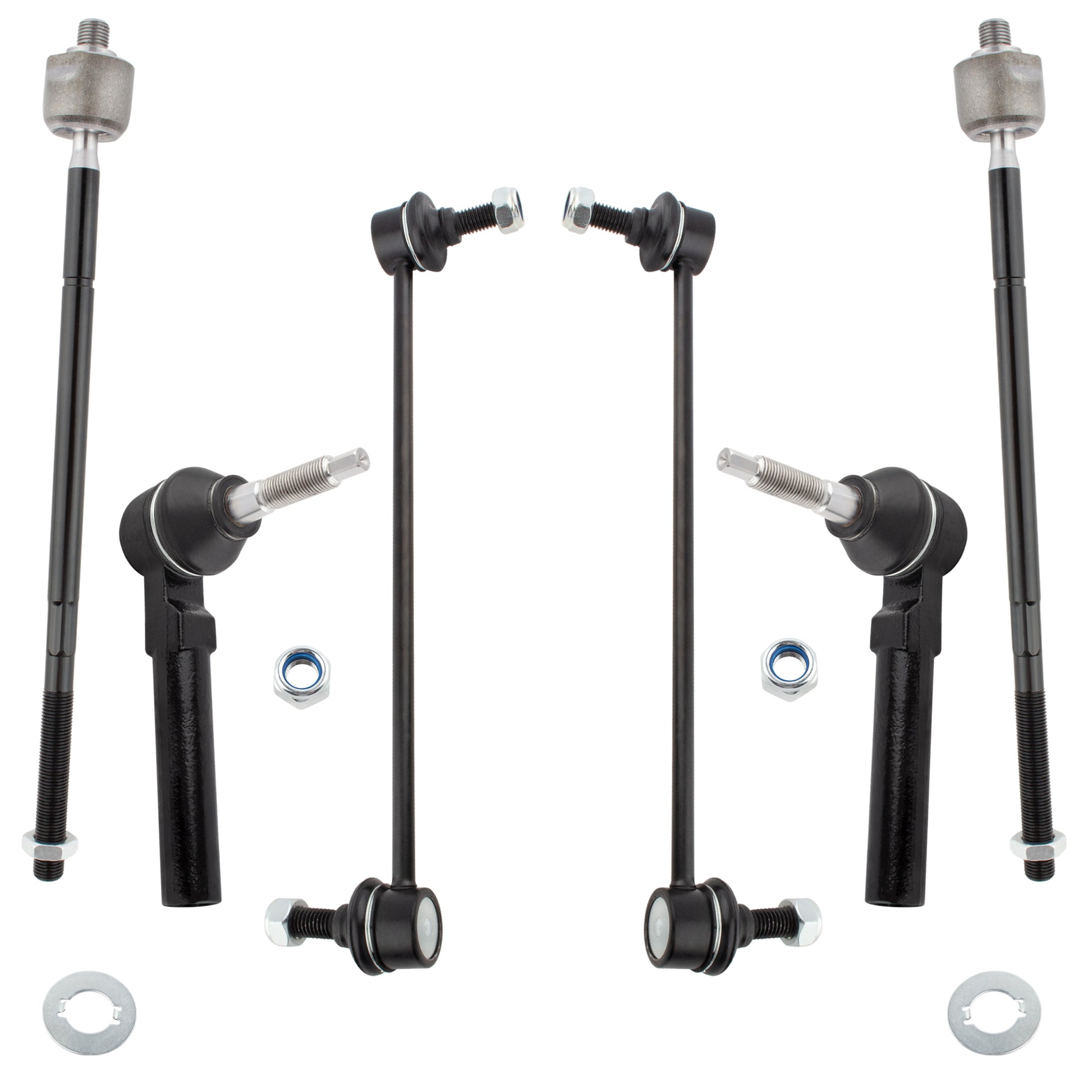 BOXI 6pcs Front Inner Outer Tie Rods Sway Bars for Town & Country 2008-2016 — product photo 2