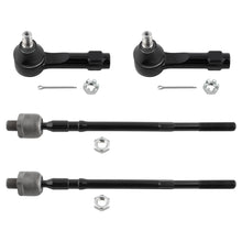 BOXI 4pcs Front Inner and Outer Tie Rods for Nissan Altima 2002 2003 2004 2005 2006