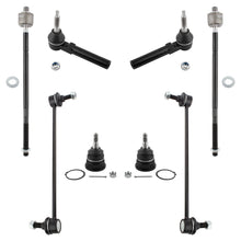 BOXI 8pcs Front Inner Outer Tie Rods Sway Bars Lower Ball Joints for Chrysler Town & Country