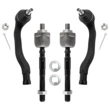 BOXI 4pcs Front Inner and Outer Steering Tie Rod Ends for Acura EL 1997 1998 1999 2000