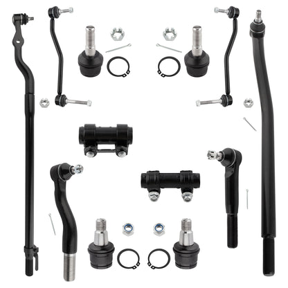 BOXI Front Sway Bar Adjustment Sleeve for Ford Excursion F-250 F-350 Super Duty Tie Rod Ball Joint,