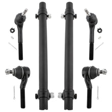 BOXI 6pcs Front Inner and Outer Tie Rod Ends with Adjusting Sleeves for Ford Crown Victoria