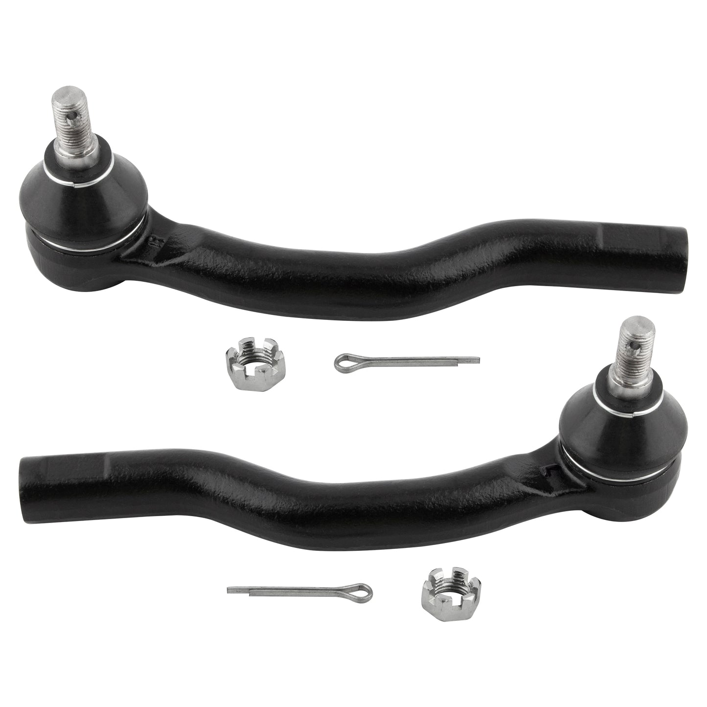 BOXI 2pcs Front Outer Tie Rod End Links Replacement for Ford Edge 2007 2008 2009 2010 2011 2012