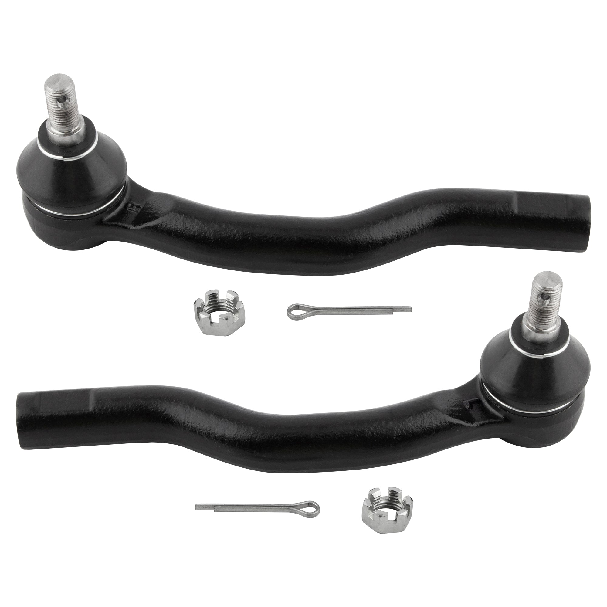 BOXI 2pcs Front Outer Tie Rod End Links Replacement for Ford Edge 2007 2008 2009 2010 2011 2012
