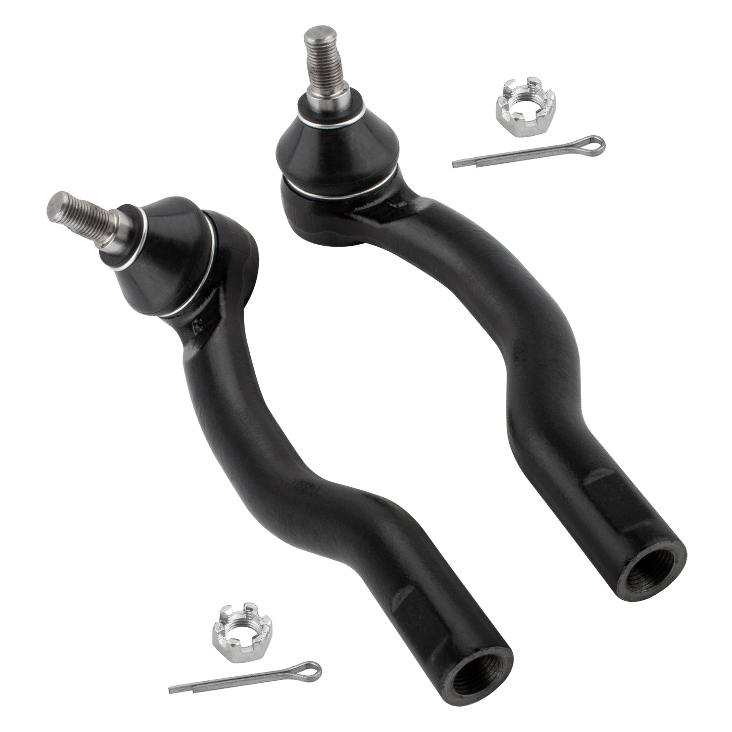 BOXI 2pcs Front Outer Tie Rod End Links Replacement for Ford Edge 2007 2008 2009 2010 2011 2012 — product photo 4