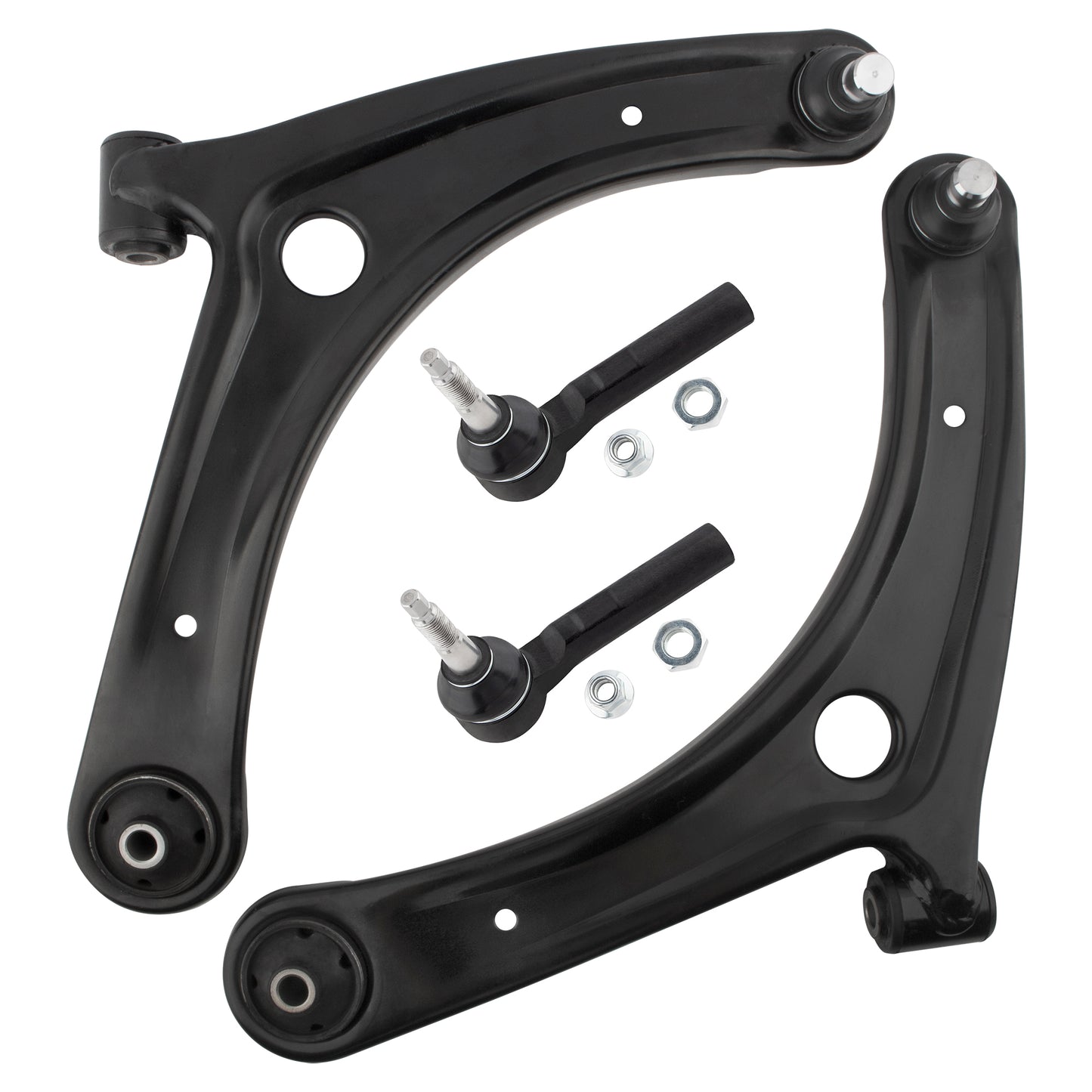 BOXI 4pcs Front Lower Control Arms w