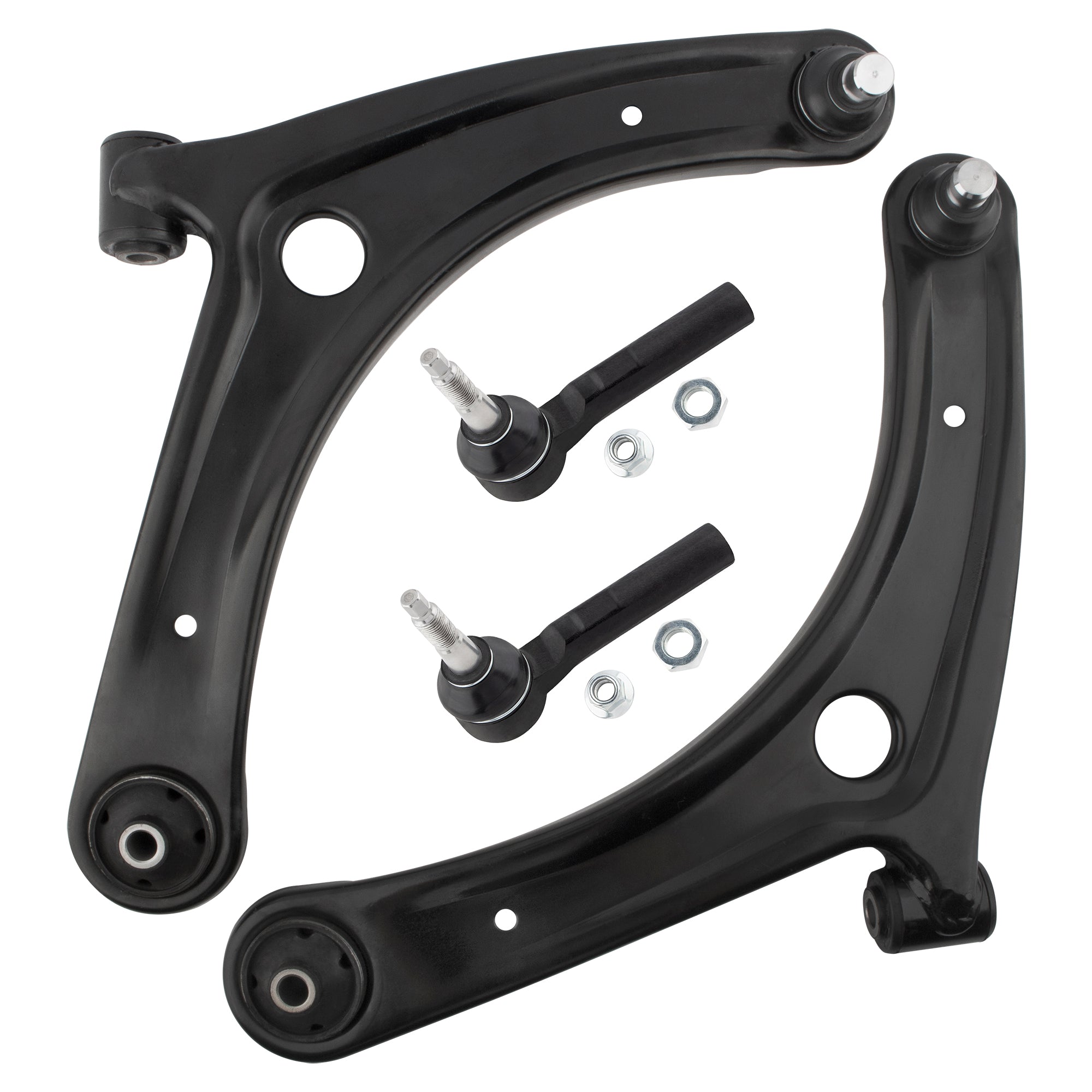 BOXI 4pcs Front Lower Control Arms w