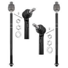 BOXI 4pcs Front Suspension Kit - Inner and Outer Tie Rod Ends for Ford Explorer 2002 2003 2004 2005
