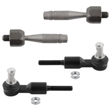 BOXI 4pcs Front Inner + Outer Tie Rod Ends for Audi A4 Quattro 1996-2008 A6 Quattro 1998-2010 A8