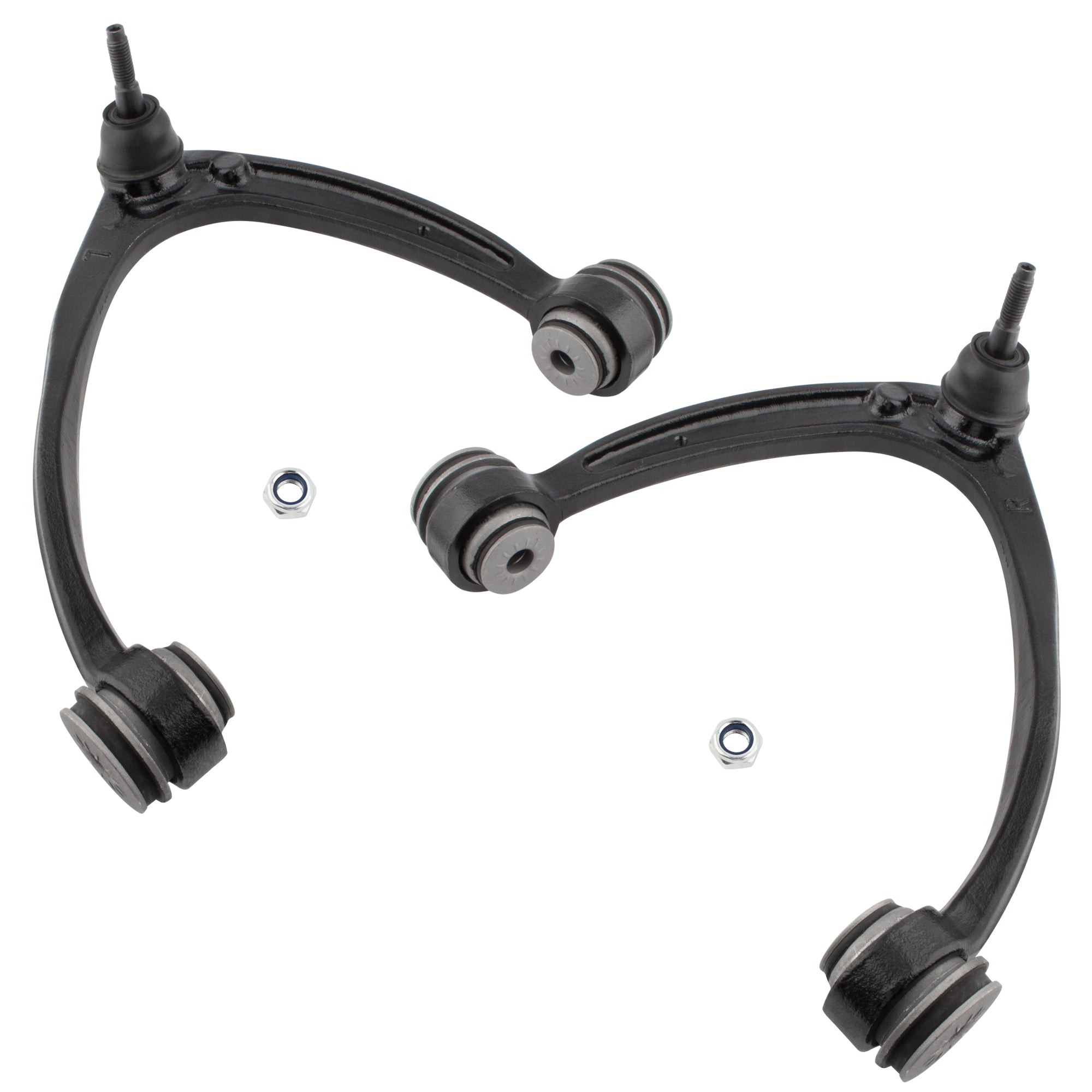 BOXI K80669 K80670 Front Upper Control Arms with Ball Joints for 07-16 Chevy Silverado Tahoe