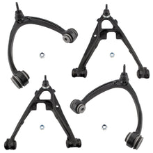 BOXI 4pcs Front Upper and Lower Control Arms Kit for Cadillac Escalade ESV EXT