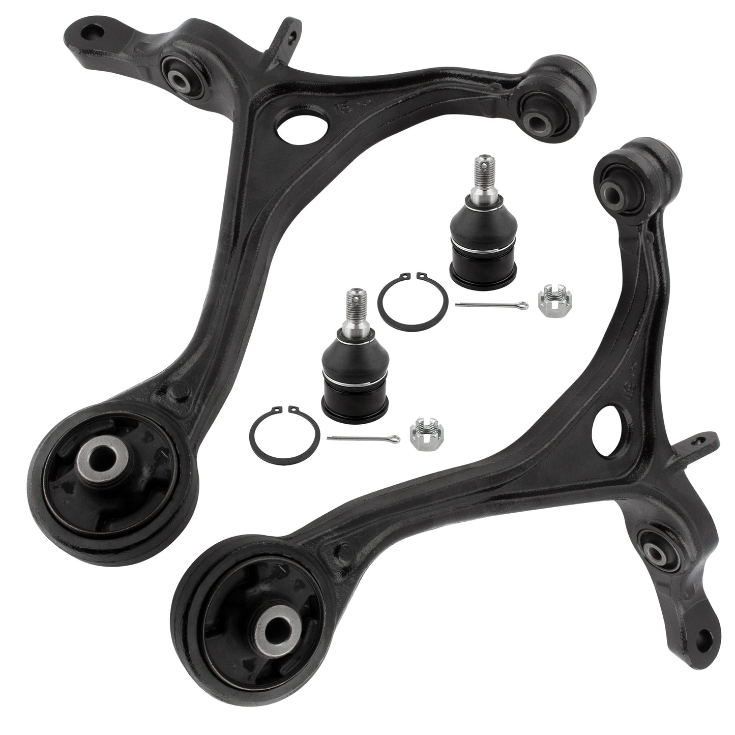 BOXI 4pcs Front Lower Control Arms w