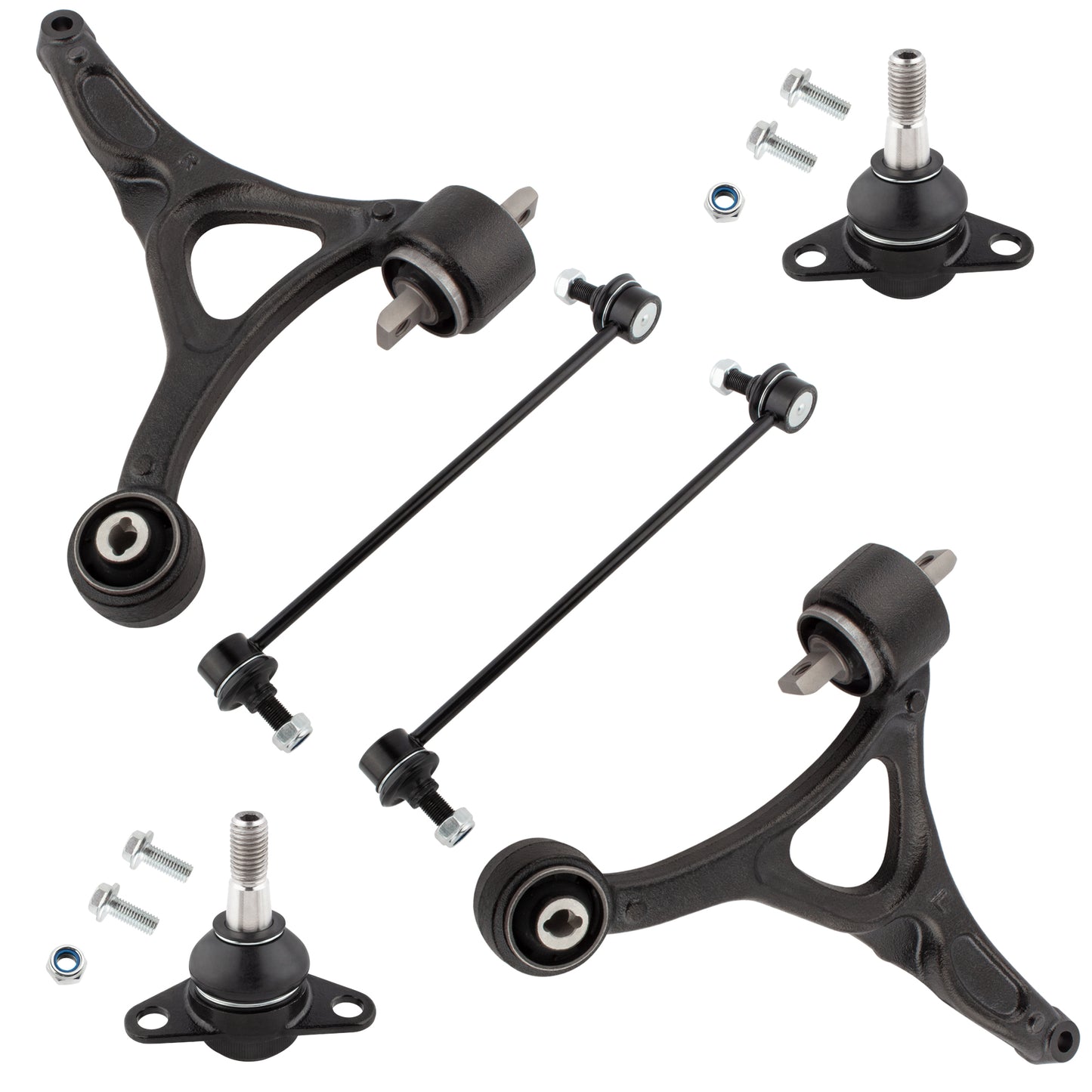 BOXI 6pcs Front Lower Control Arms w