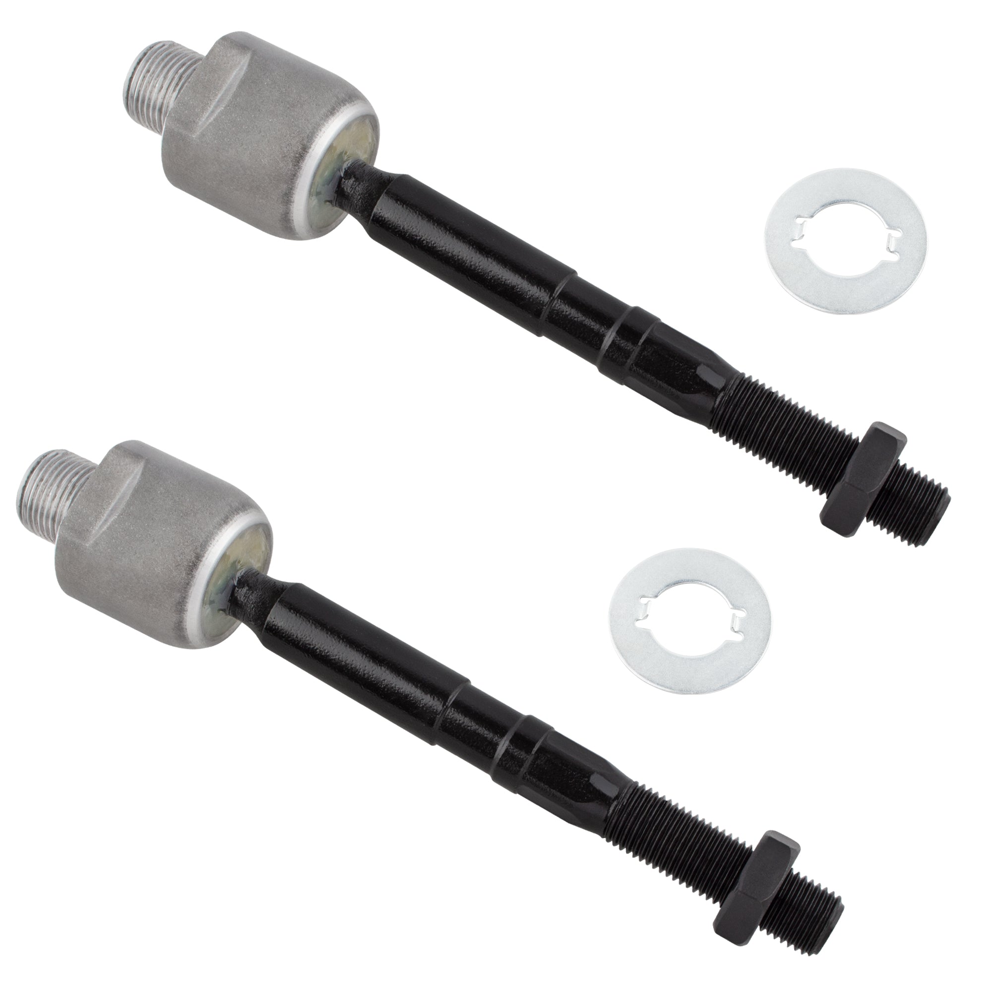 BOXI 2pcs Front Inner Tie Rod End Link Fit for Honda Civic 2012 2013 2014 2015