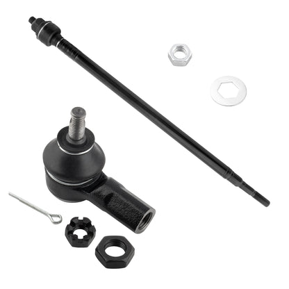 BOXI (Set of 2) Front Inner & Outer Tie Rod Ends Fit for Honda Civic 2001 2002 2003 2004 2005