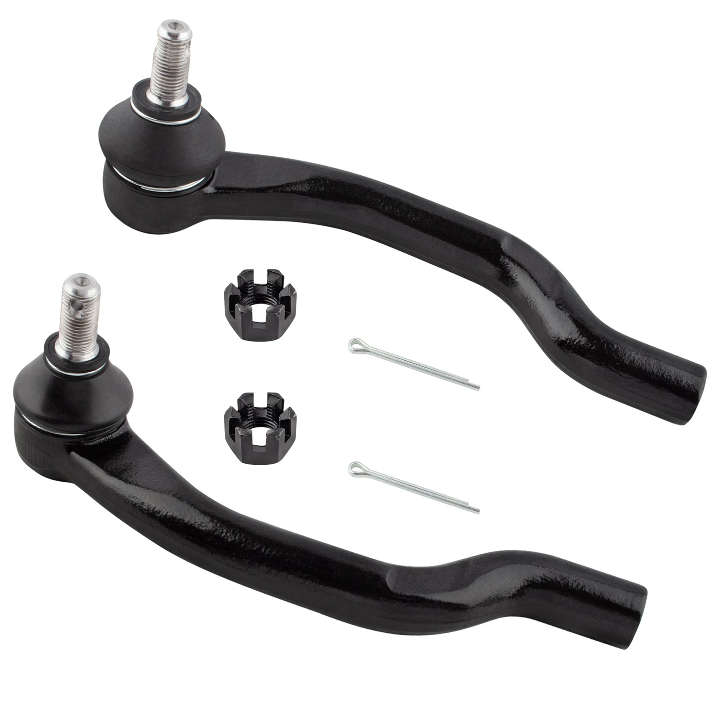BOXI 2pcs Front Outer Tie Rod End Links Fit for Acura TSX 2009 2010 2011 2012 2013 2014