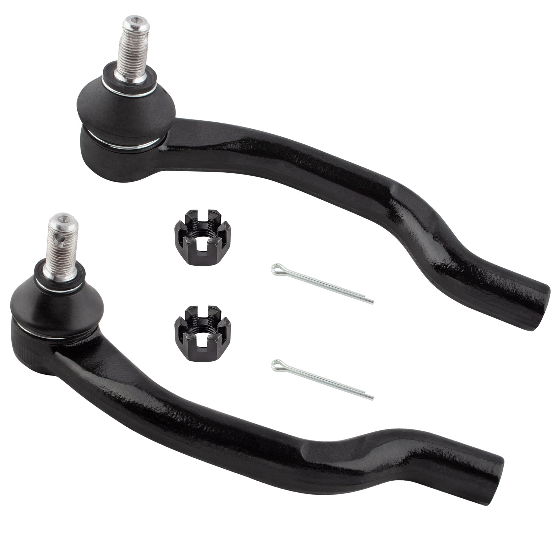 BOXI 2pcs Front Outer Tie Rod End Links Fit for Acura TSX 2009 2010 2011 2012 2013 2014