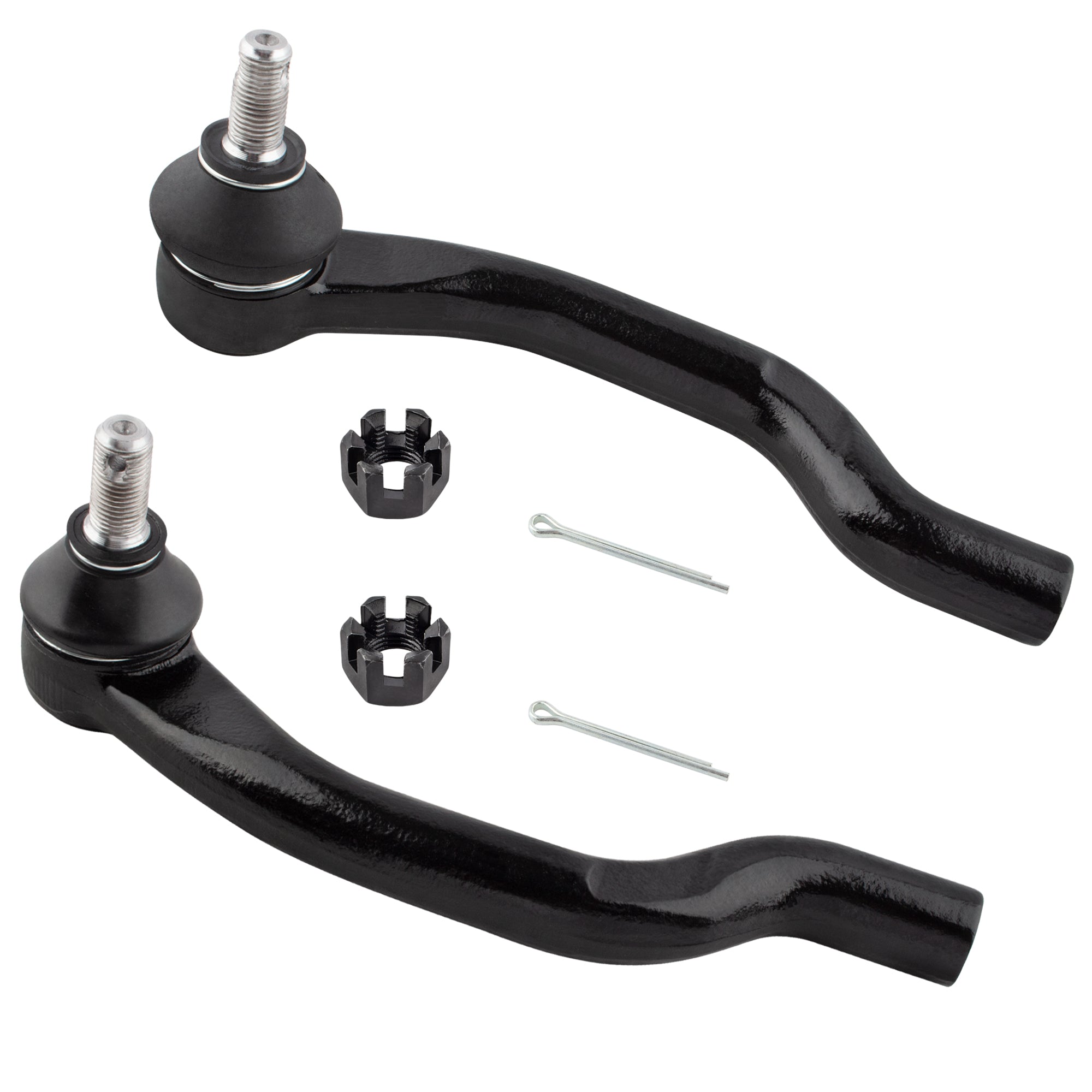 BOXI 2pcs Front Outer Tie Rod End Links Fit for Acura TSX 2009 2010 2011 2012 2013 2014