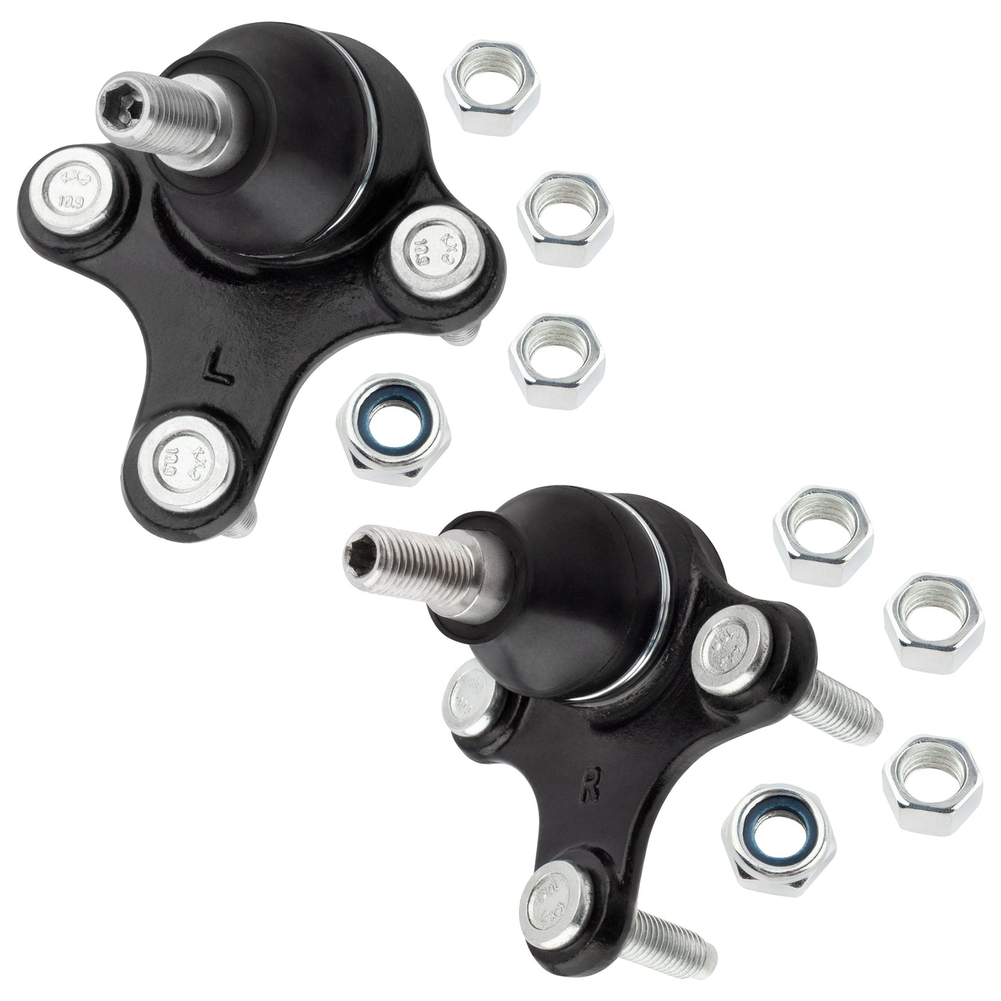 BOXI (Set of 6) Front Inner & Outer Tie Rod Ends + Lower Ball Joint Fit for Audi A3 Quattro — product photo 2