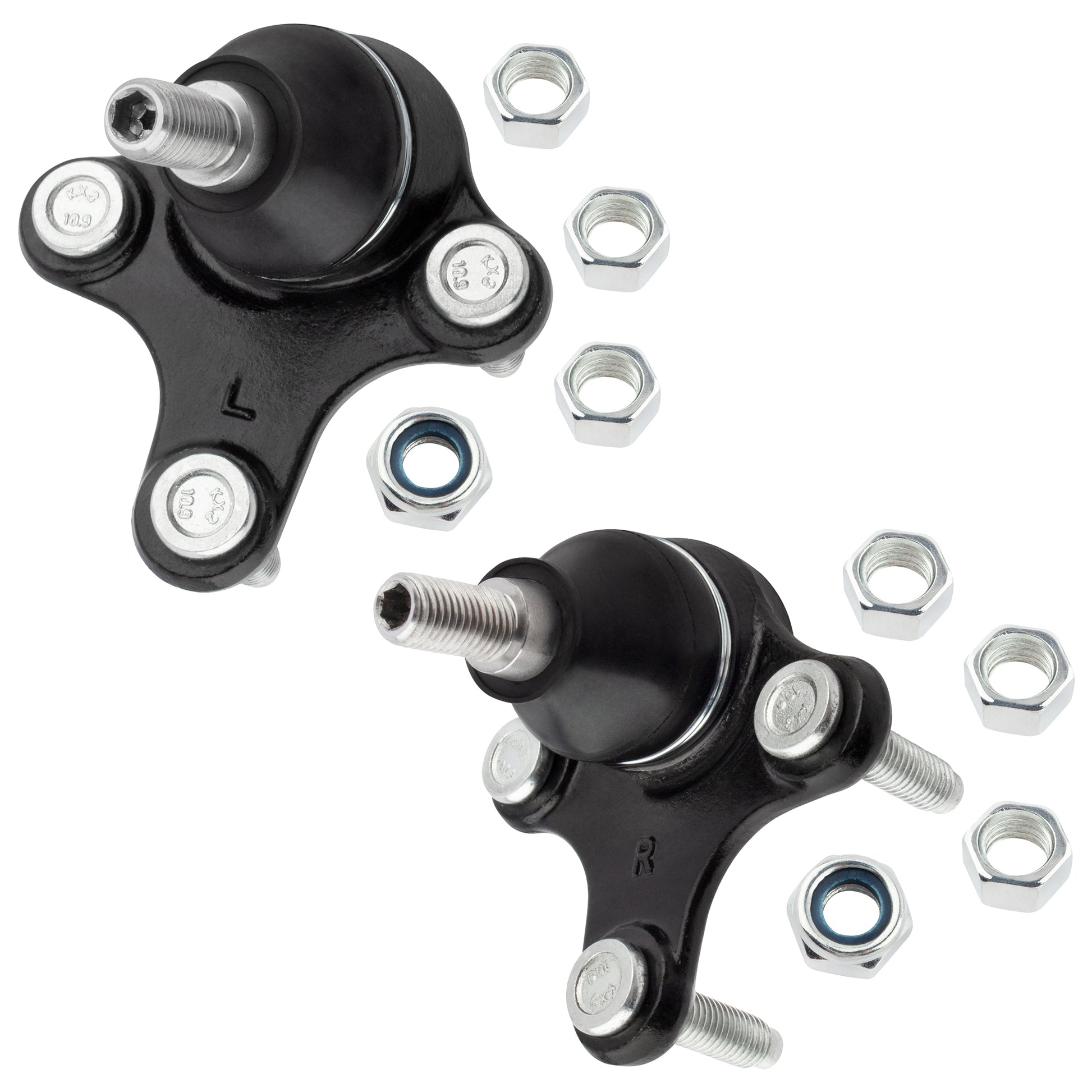 BOXI (Set of 6) Front Inner & Outer Tie Rod Ends + Lower Ball Joint Fit for Audi A3 Quattro — product photo 2