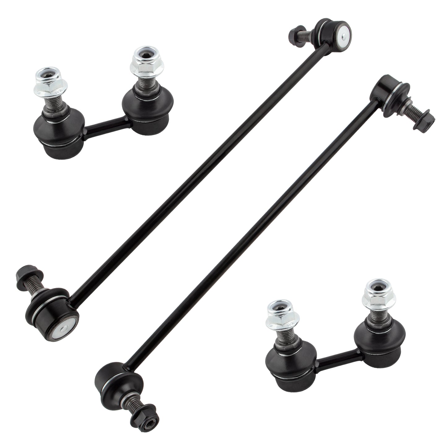 BOXI (Set of 4) Front + Rear Driver Side & Passenger Side Stabilizer Sway Bar Links Fit for BMW X5