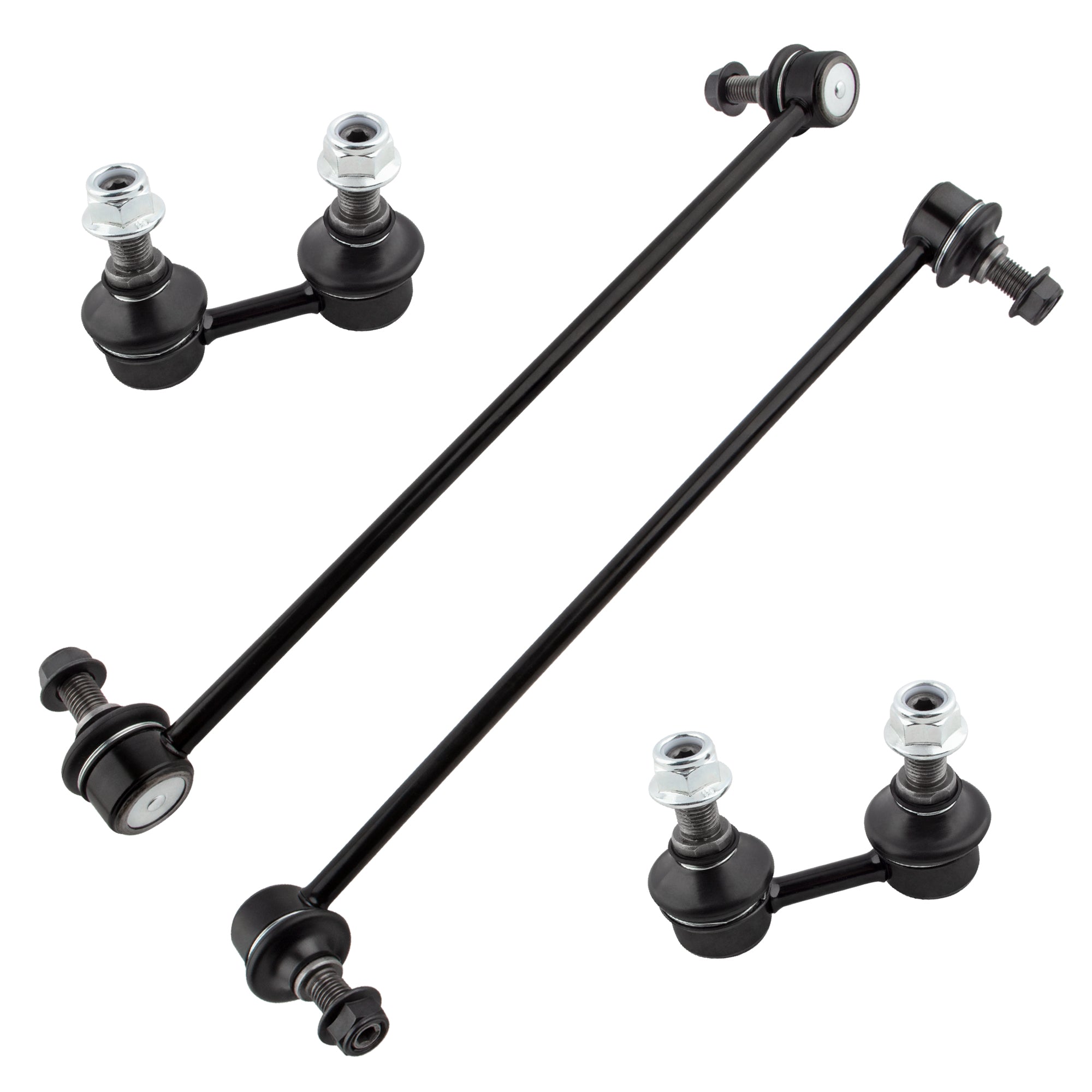 BOXI (Set of 4) Front + Rear Driver Side & Passenger Side Stabilizer Sway Bar Links Fit for BMW X5