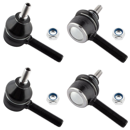 BOXI (Set of 4) Front Left & Right Inner & Outer Tie Rod End Links Fit for BMW 5 6 7 8 Series 524TD