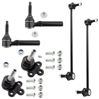 BOXI Front Lower Ball Joints Outer Tie Rod Ends Links Stabilizer Sway Bar End Links Fit for Buick