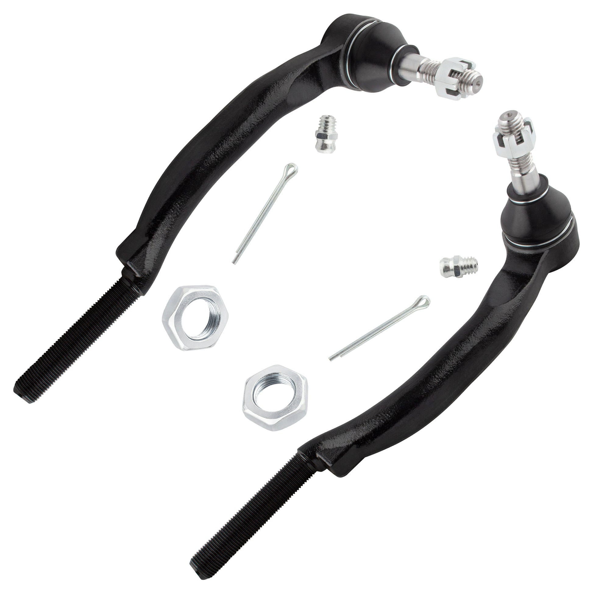 BOXI 6pcs Front & Rear Stabilizer Sway Bar End Links + Outer Tie Rods Fit for Buick Rainier Chevy — product photo 2