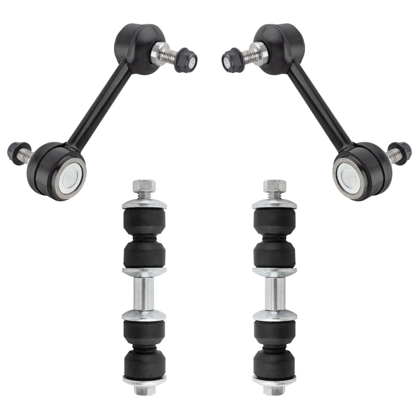 BOXI (Set of 4) Front Rear Stabilizer Sway Bar End Links Fit for Buick Rendezvous Terraza Chevrolet
