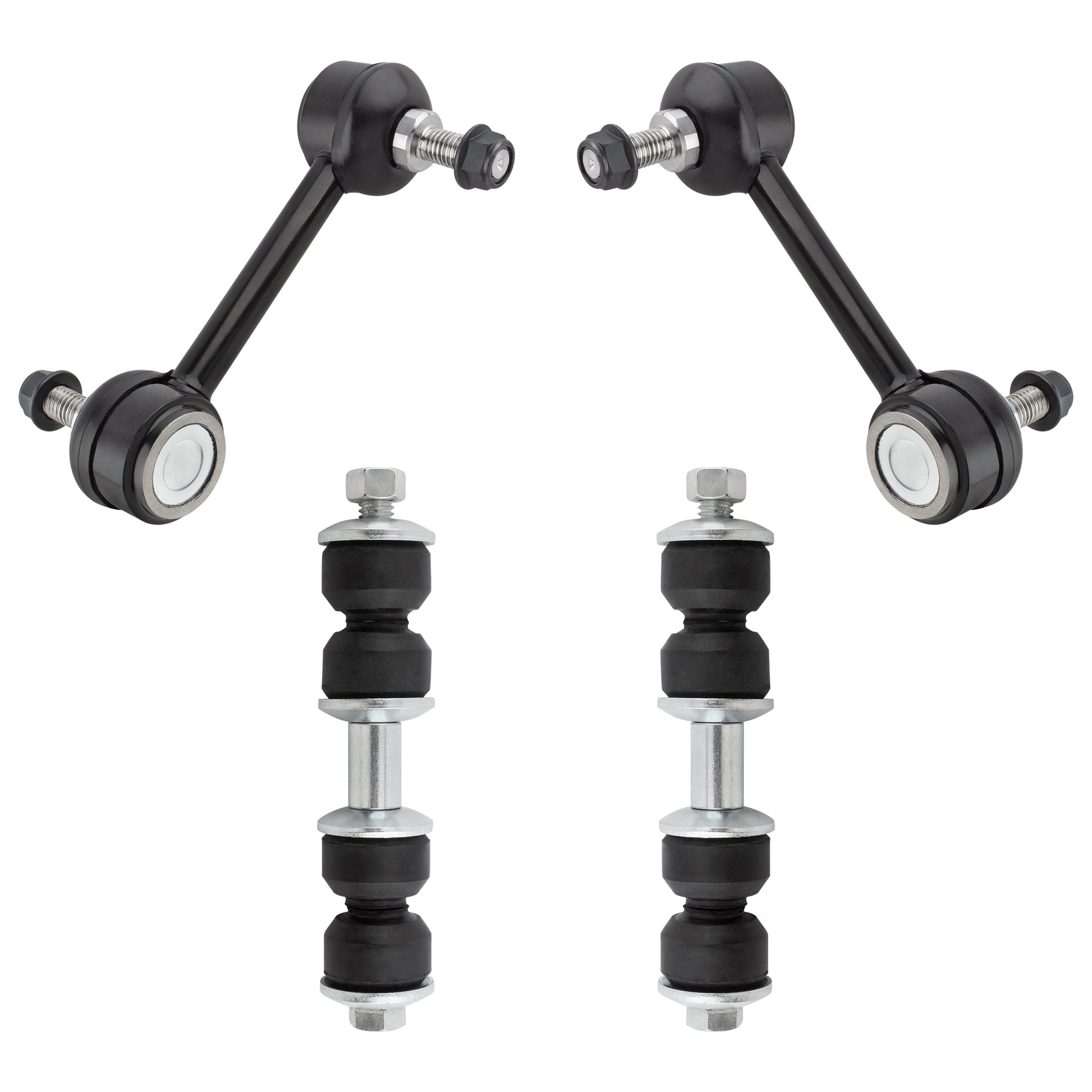 BOXI (Set of 4) Front Rear Stabilizer Sway Bar End Links Fit for Buick Rendezvous Terraza Chevrolet
