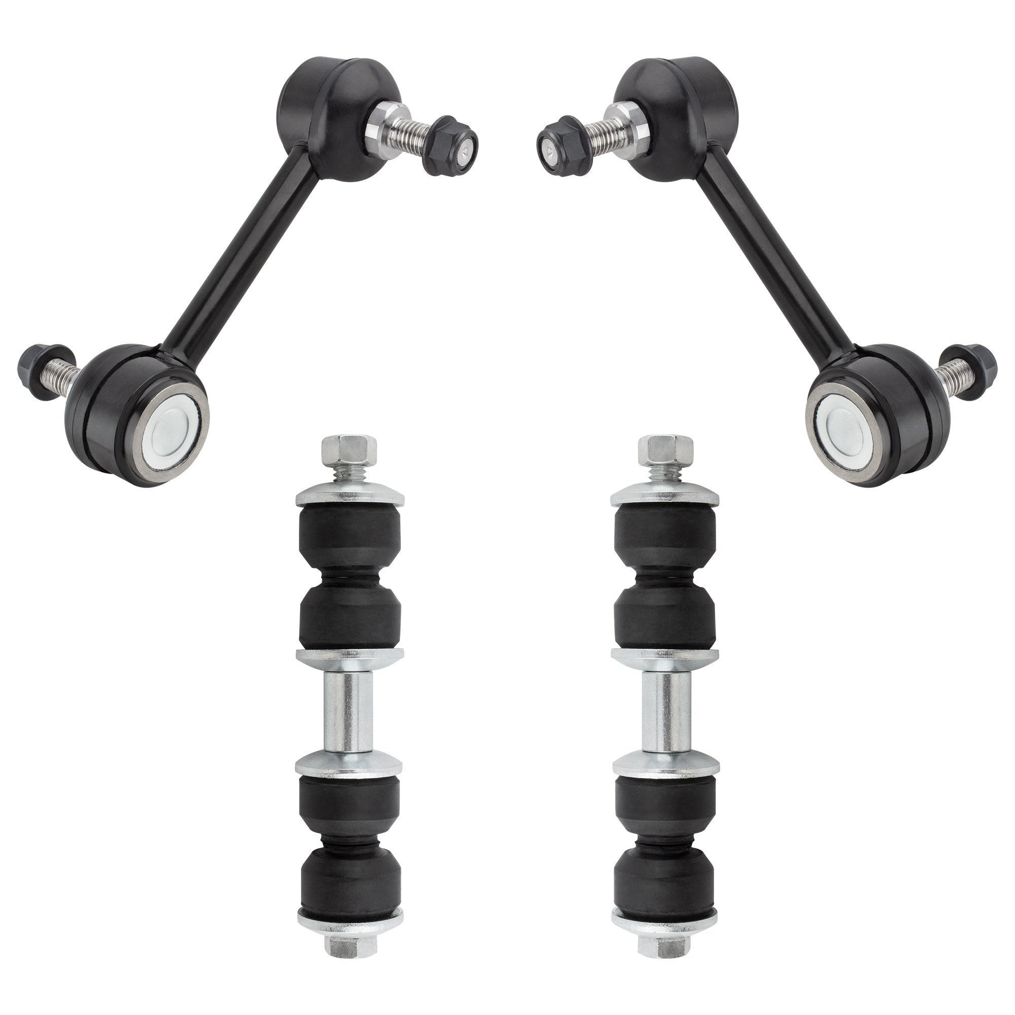 BOXI (Set of 4) Front Rear Stabilizer Sway Bar End Links Fit for Buick Rendezvous Terraza Chevrolet