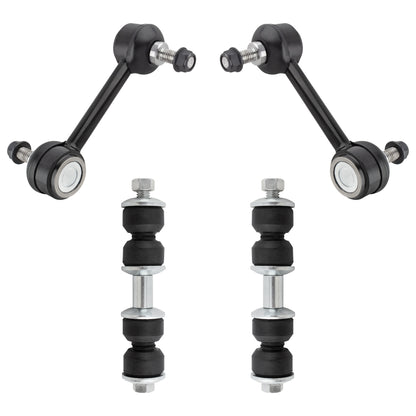 BOXI (Set of 4) Front Rear Stabilizer Sway Bar End Links Fit for Buick Rendezvous Terraza Chevrolet
