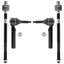 BOXI (Set of 4) Front Inner & Outer Tie Rods Fit for Buick Enclave 2008-2017
