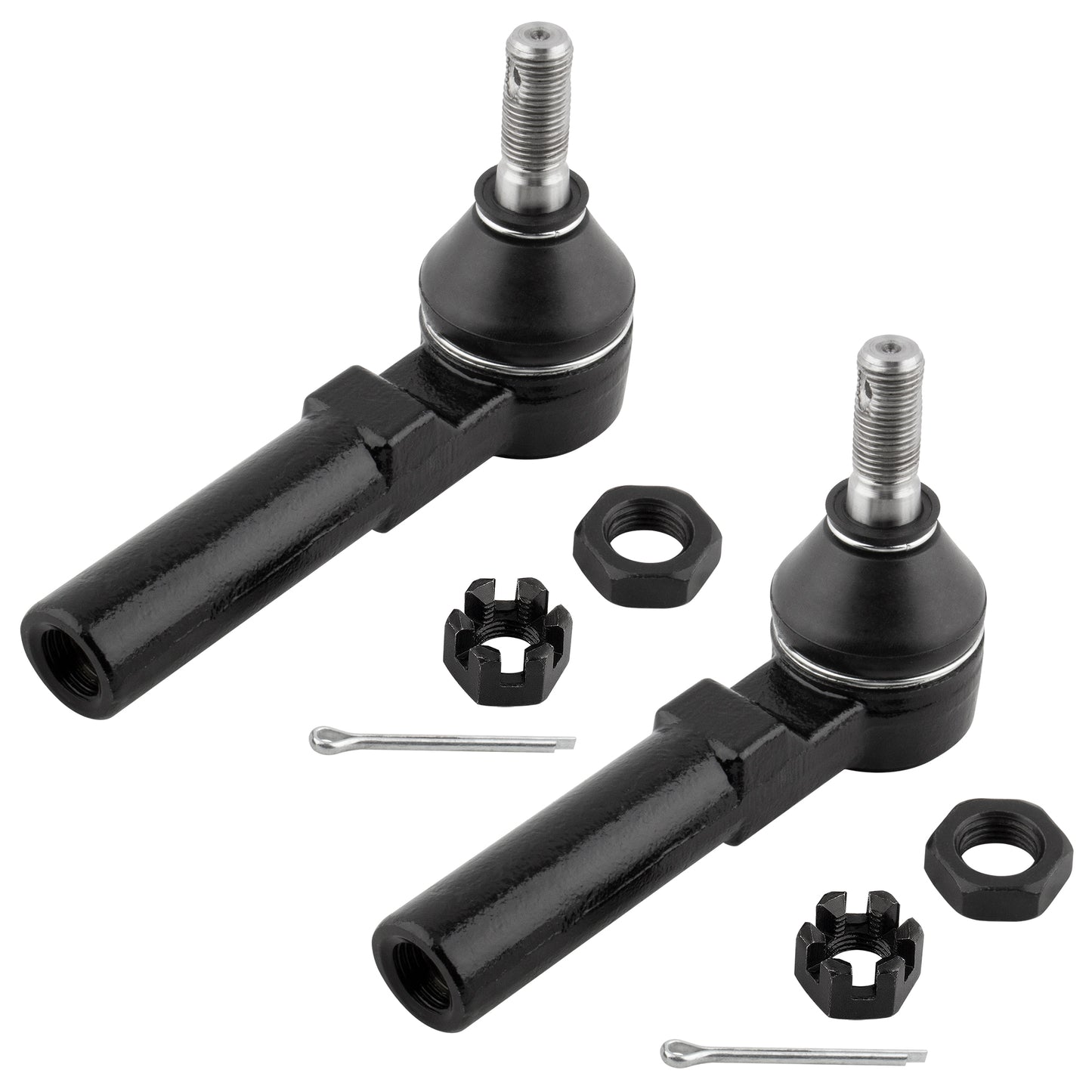 BOXI Qty(2) Front Outer Tie Rod End Links Fit for Buick Electra 1985-1989