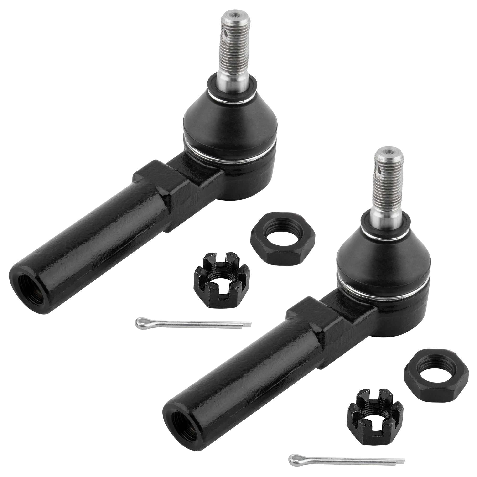 BOXI Qty(2) Front Outer Tie Rod End Links Fit for Buick Electra 1985-1989