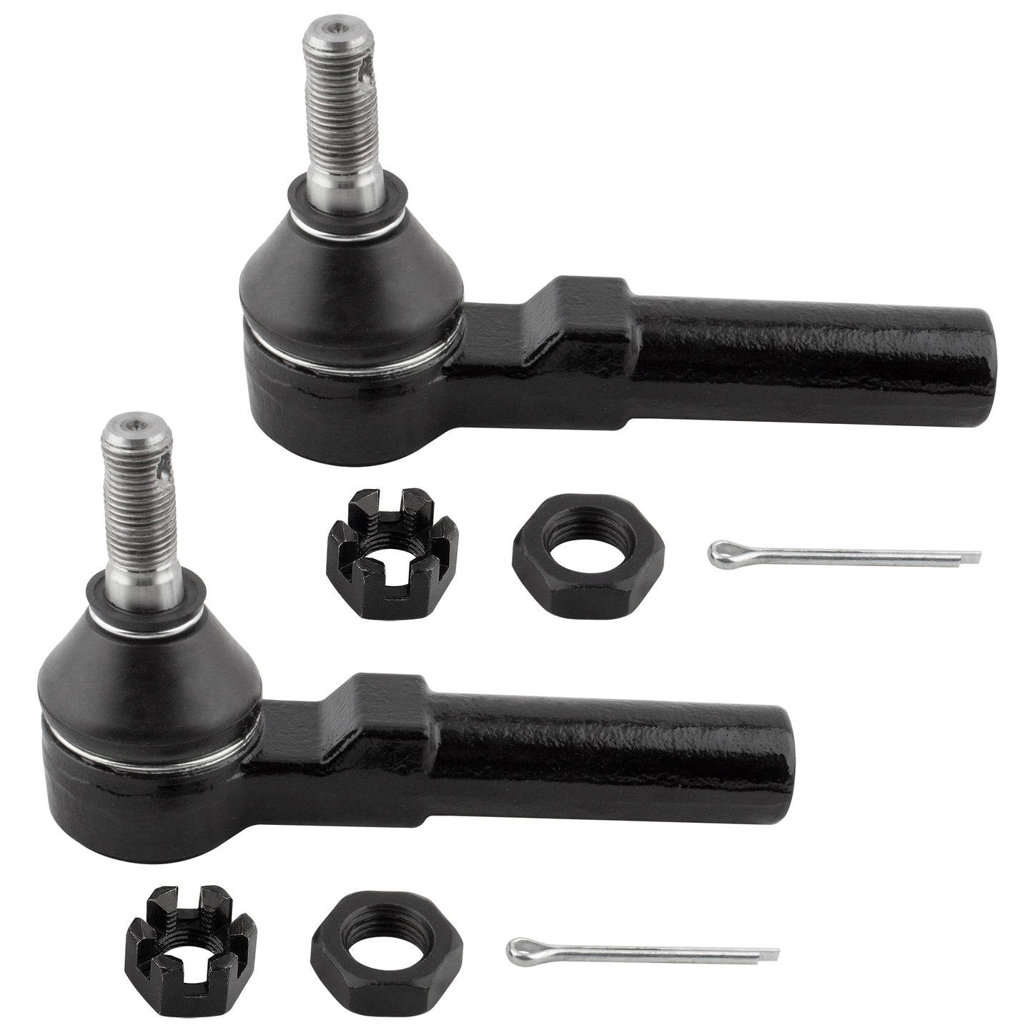BOXI Qty(2) Front Outer Tie Rod End Links Fit for Buick Electra 1985-1989 — product photo 3