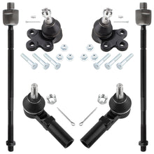 BOXI 6pcs Front Inner Outer Tie Rod End Lower Ball Joints Fits for Buick for Cadillac for Pontiac