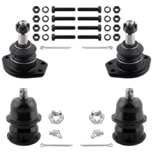 BOXI (Set of 4) Front Upper Lower Ball Joints Fits for Buick Skylark for Chevrolet Chevelle El