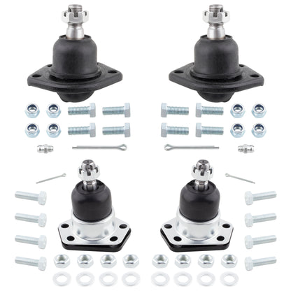 BOXI 4pc Front Upper and Lower Ball Joints Fits for Buick Riviera for Cadillac Eldorado Seville