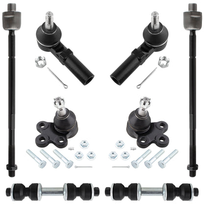 BOXI 8pcs Front Inner Outer Tie Rods Sway Bars Lower Ball Joints Fits for Buick Park Avenue