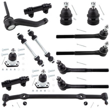 BOXI 14pcs Front Ball Joints Tie Rods Sway Bars Idler Arm Kit Fits for Buick Regal for Chevrolet