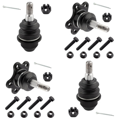 BOXI 4pcs Front Suspension Upper and Lower Ball Joint Set Fit for Cadillac Escalade 1999-2000